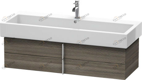 VE620805151 Тумбочка подвесная Vero #VE6208 1150 x 431 мм Сосна коричневая, декор Duravit
