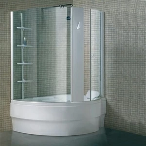 Ванна угловая с душевой панелью Hera Box 160 см