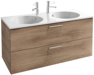 EB2525-R5-NR4 Тумба под столешницу 120 см, 2 ящика, хромированная ручка JACOB DELAFON ODÉON RIVE GAUCHE