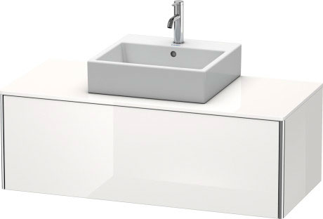 XS490203636 Тумбочка для подвесной консоли XSquare #XS4902 1200 x 548 мм Белый шелковисто-матовый лак Duravit - Вид №2