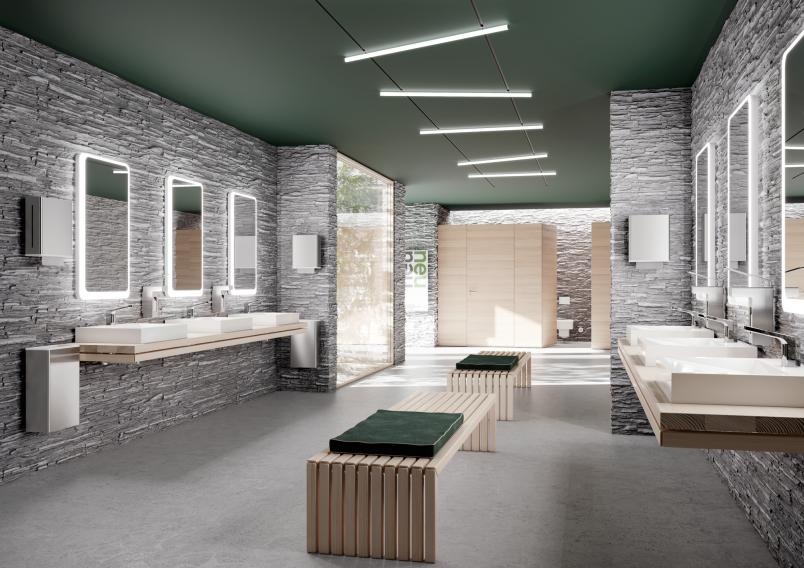 900.06.003XA Дезинфицирующее средство или дозатор мыла HEWI System 900 - Вид №3