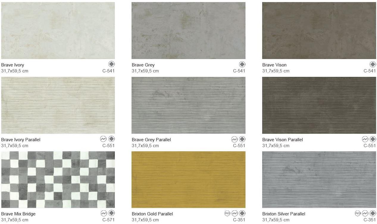 Aparici Керамическая настенная плитка под бетон для интерьера Brave sun-id-1472922 - Вид №2