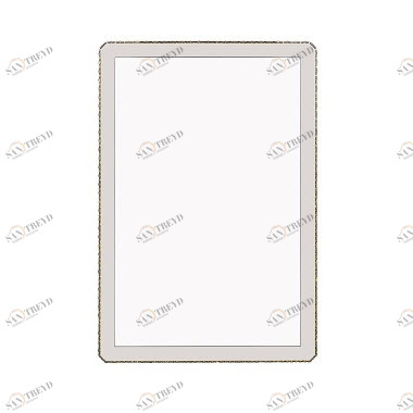 Зеркало прямоугольное настенное серебро Dallis PUSHA ДИЗАЙНЕРСКИЕ 062658 Серебро 