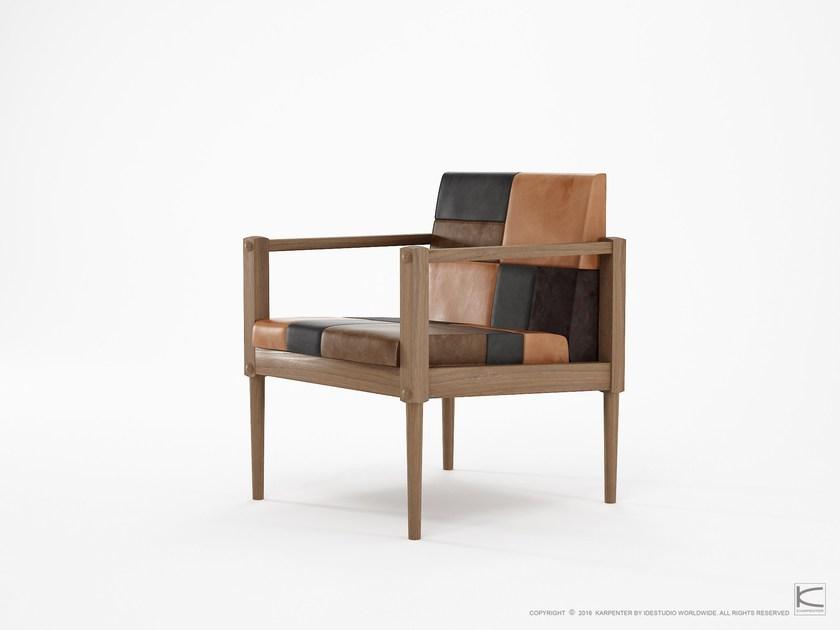 KARPENTER Кресло из дерева с подлокотниками Katchwork sun-id-1460313 - Вид №4