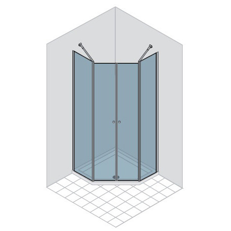 GF2 Vertica collection Душевая кабина DUKA 44931 - Вид №1