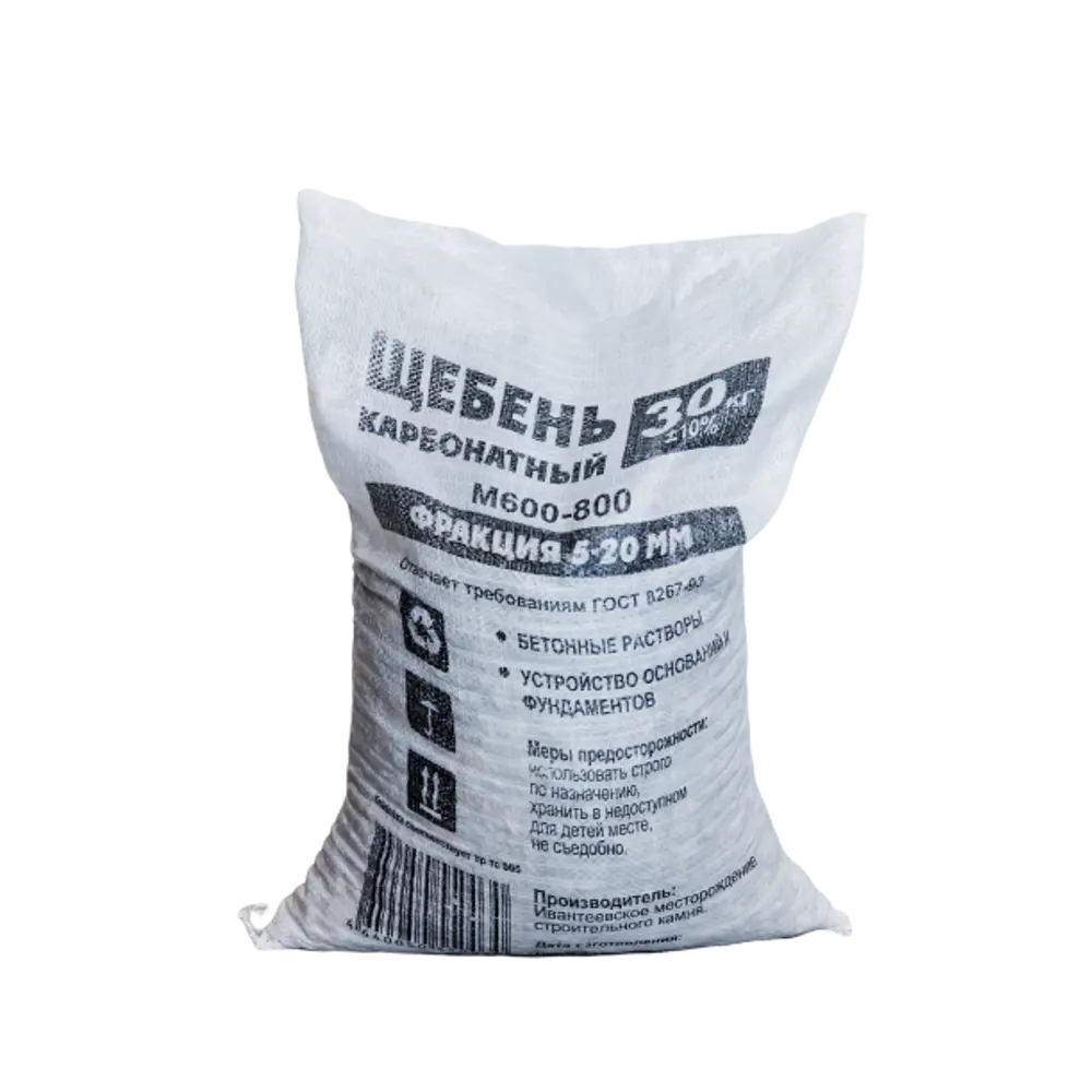 Щебень фракция 5-20 мм 30 кг 82284921 STLM-2207148 Santreyd 