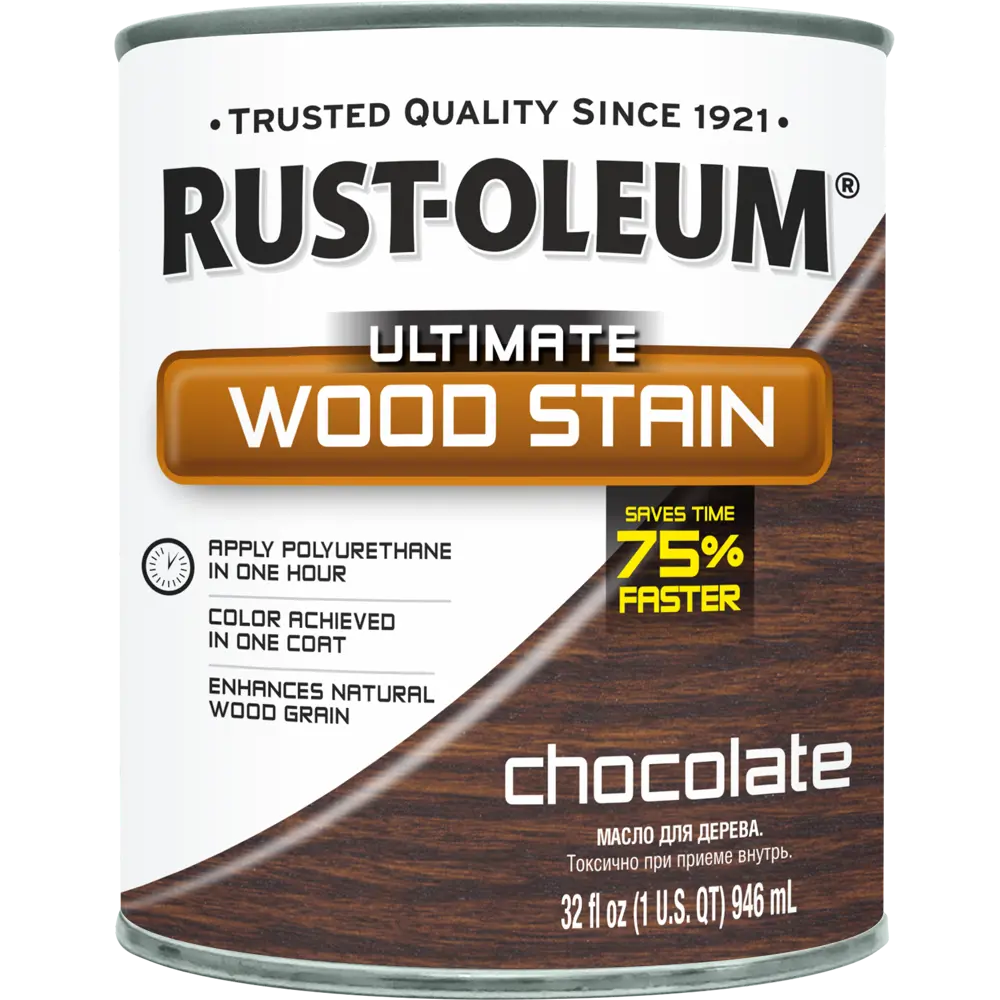 Масло тонирующее Ultimate цвет шоколад 0.946 л 82482329 STLM-2082539 RUST-OLEUM  - Вид №1