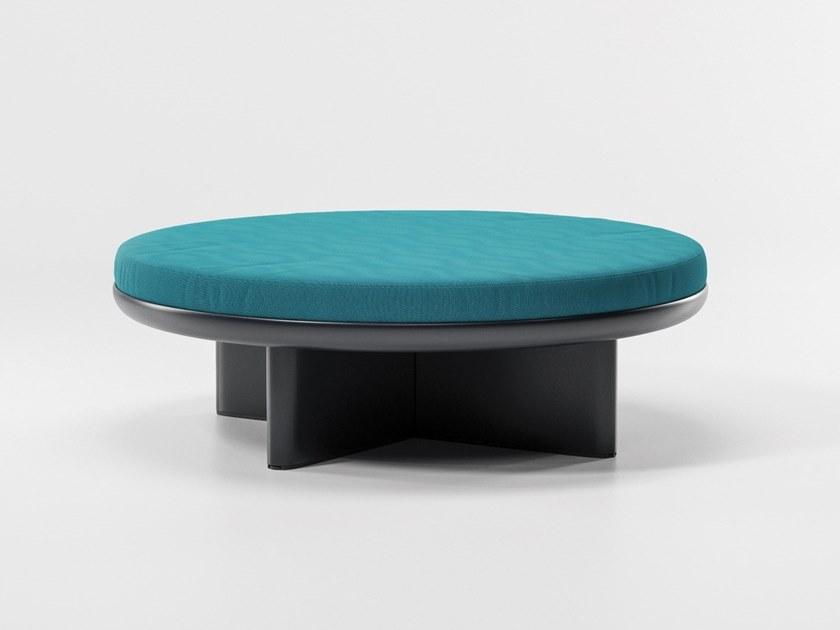 Kettal Круглый садовый пуф из ткани Cala #27340-00a-30 - Вид №1