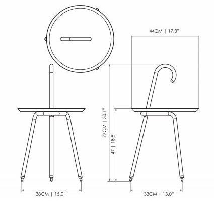 moooi Низкий стол из хромированного металла sun-id-1386684 - Вид №2