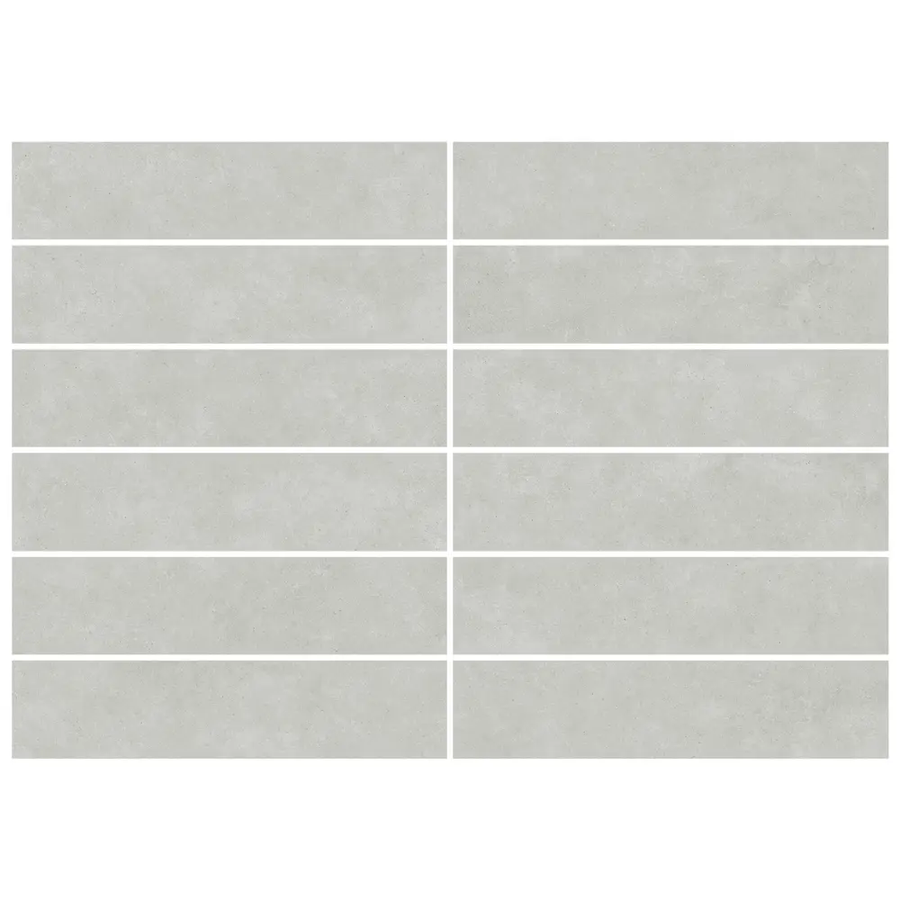 Глазурованный керамогранит Alma Ceramica Concrete Floor 70 20x90 см 1.62 м² матовый цвет серый 89456742 STLM-2099238 - Вид №2