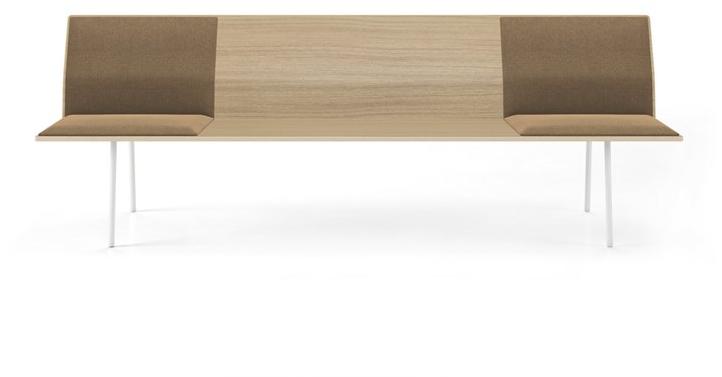 Viccarbe Деревянная скамейка со спинкой  To140/240-ro/at/t  - Вид №8