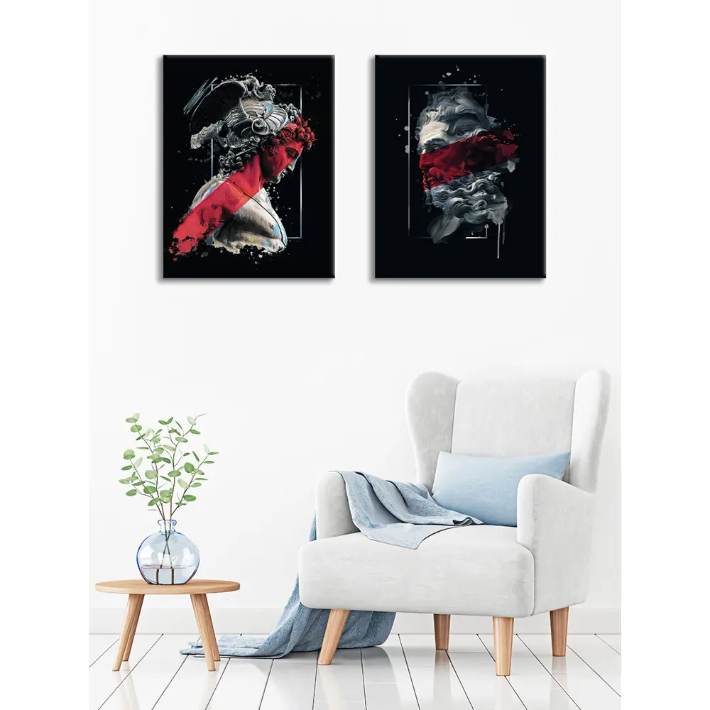 Картина модульная Лофт 45x60 см цвет черный 2 шт POSTERMARKET STLM-2081547 - Вид №5