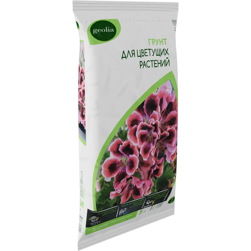 Грунт GEOLIA для цветов 5 л - готовый питательный субстрат 87225284 STLM-1494102 - Вид №3