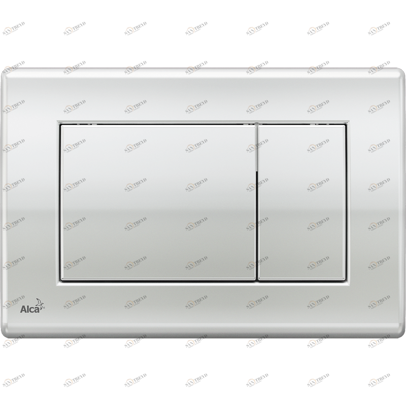Кнопка управления для скрытых систем инсталляции, xром-глянец ALCAPLAST M271