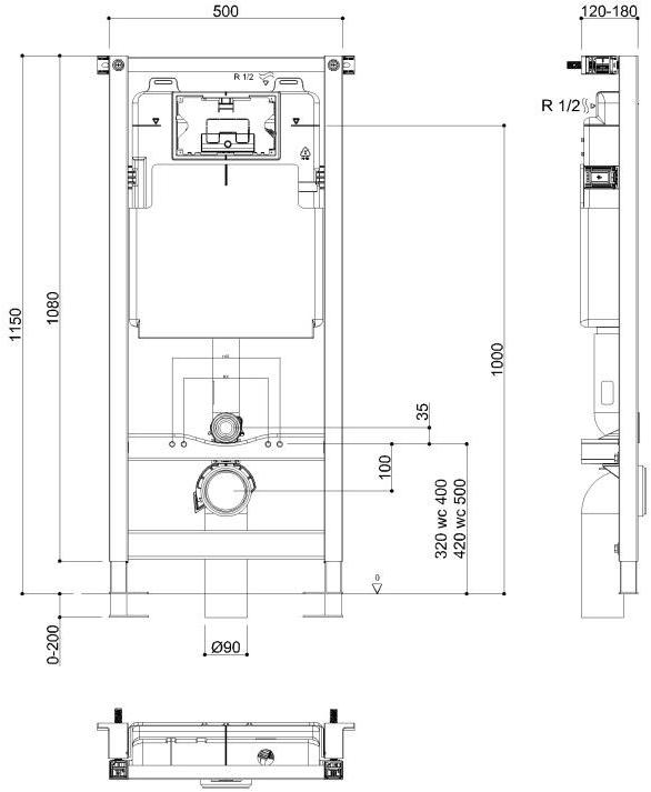 B41dds22/24/25/26 Накладная раковина на столешницу  овальная Ponte Giulio Standard - Вид №4