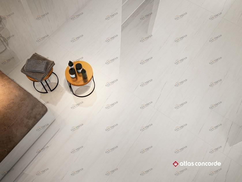 Atlas Concorde Белый пол с эффектом мрамора Marvel stone sun-id-1362696