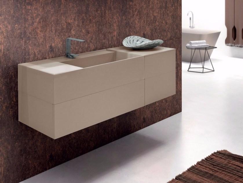 LASA IDEA Отдельная лакированная тумба под умывальник с ящиками Syn sun-id-1466267 - Вид №2