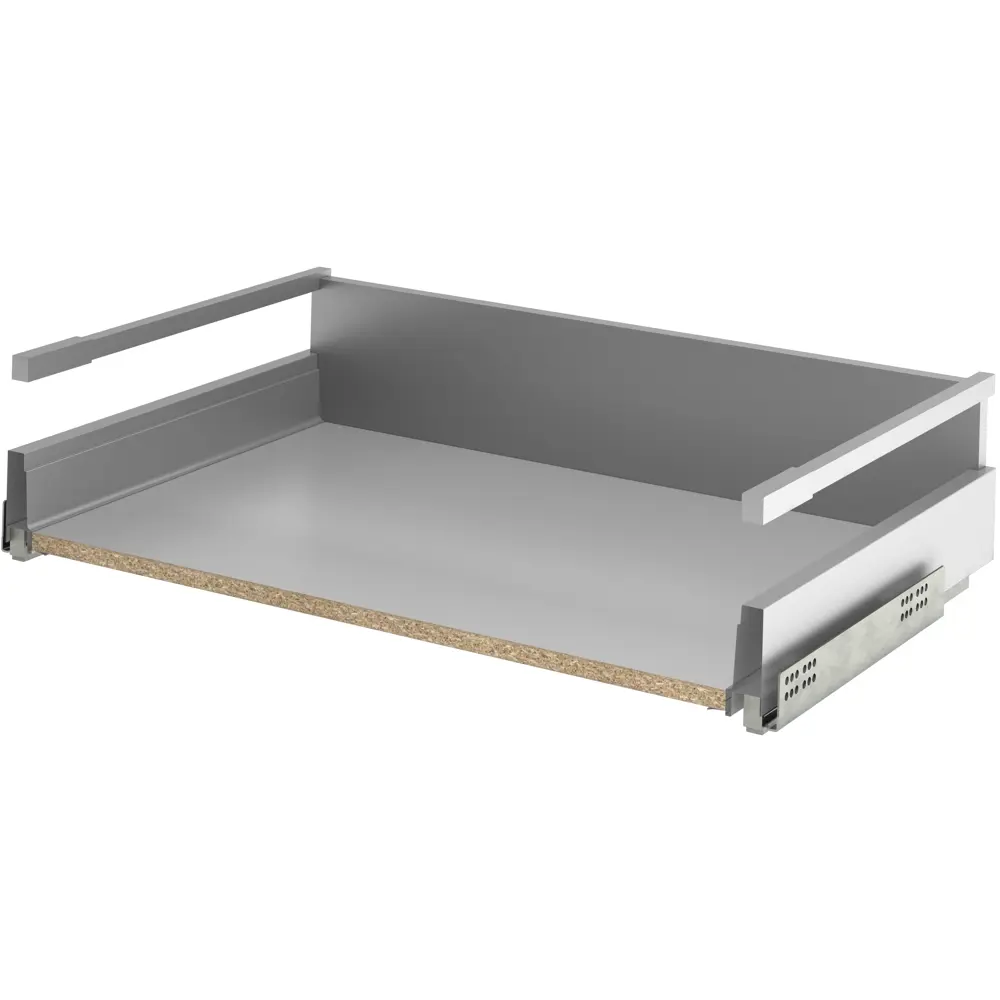 Ящик Delinia ID 76.8x18.4x48.3 см металл цвет серый 82109389 STLM-2127209  - Вид №1