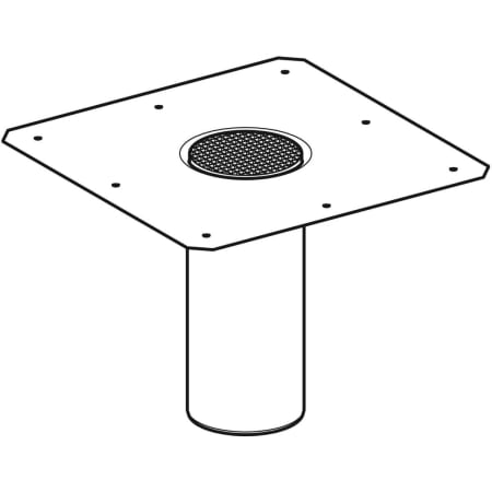388.103.00.1 Фланец Geberit для трапа 13 x 13 см, несущий Geberit  - Вид №1