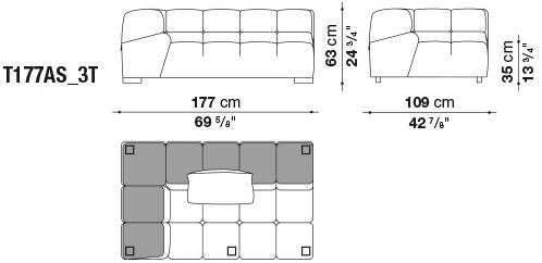 B&B Italia Модульный секционный диван Tufty time sun-id-1414316 - Вид №32