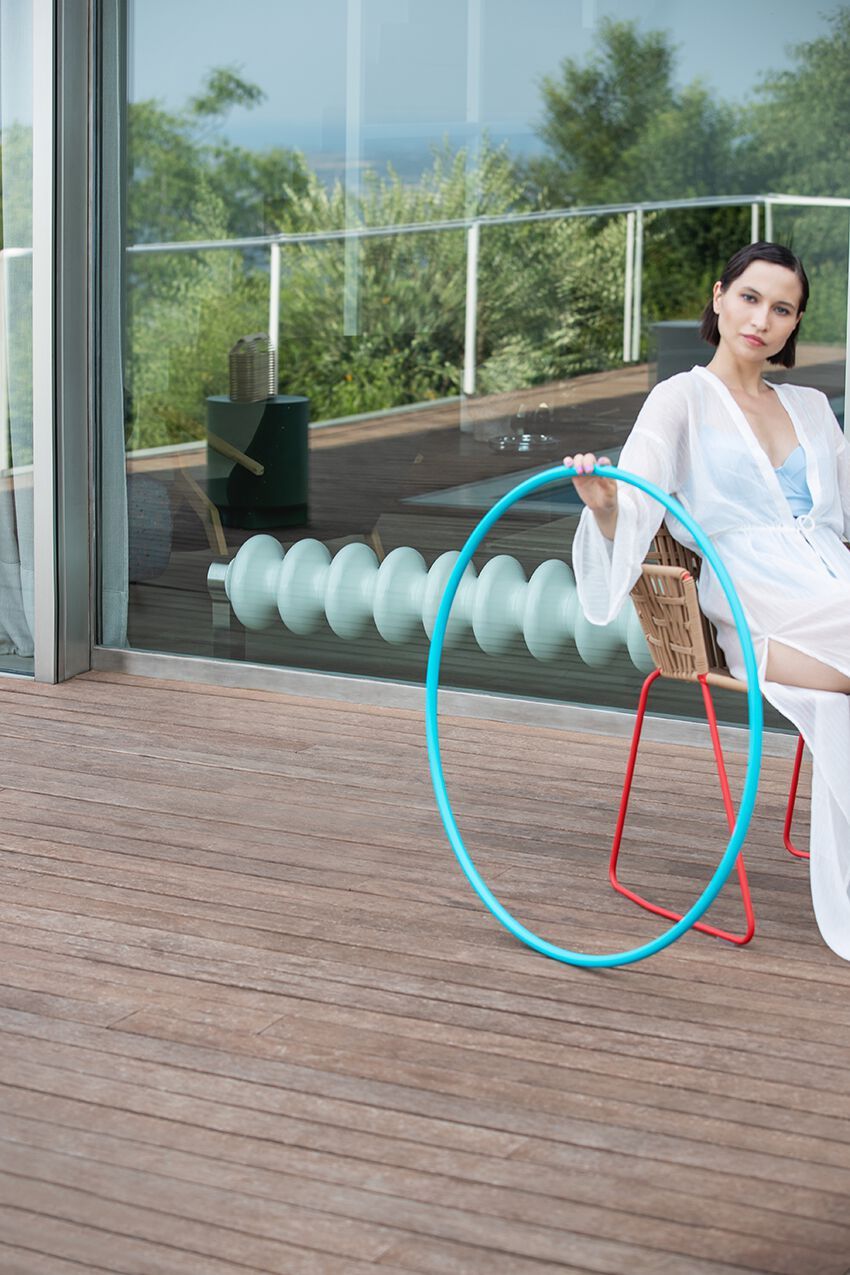 Порошковое покрытие стальной горизонтальный полотенцесушитель Tubes Elements ARCH-00087033 - Вид №7