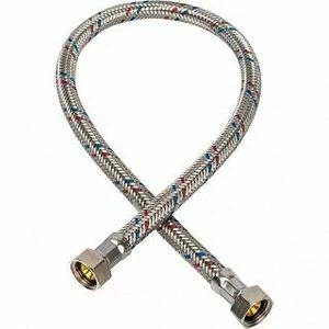 Гибкая подводка для воды ВР 3/8 х ВР 3/8 STOUT - 600 мм