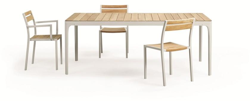 Ethimo Прямоугольный садовый стол из тика Play Pltrm1_tt - Вид №1