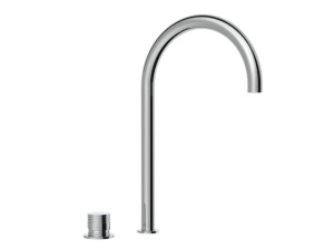 Смеситель для кухни с одной ручкой и 2 отверстиями