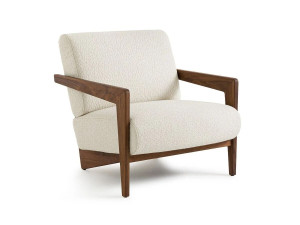 Тканевое кресло с подлокотниками