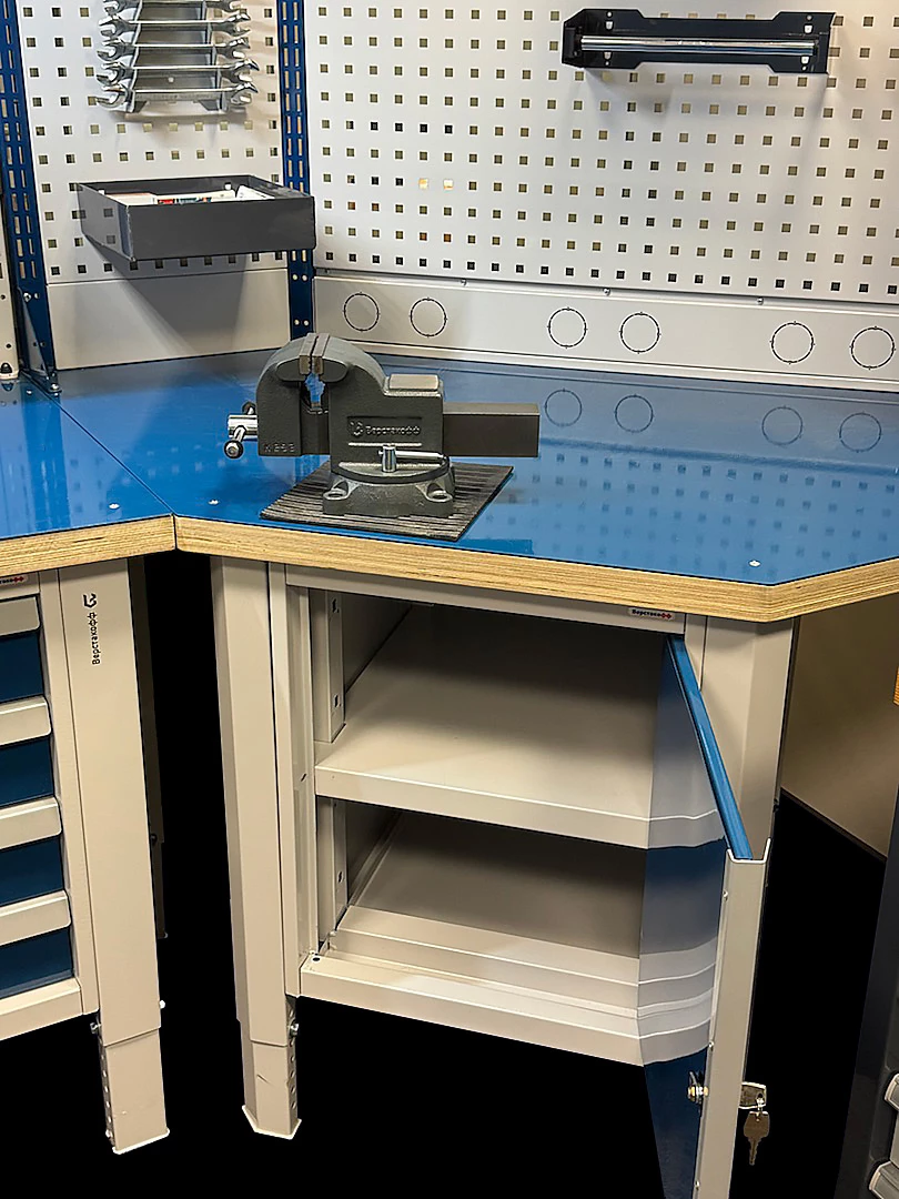 Верстак (угловой) CTR U532.S3.1-2FR Верстакофф 124777 - Вид №4