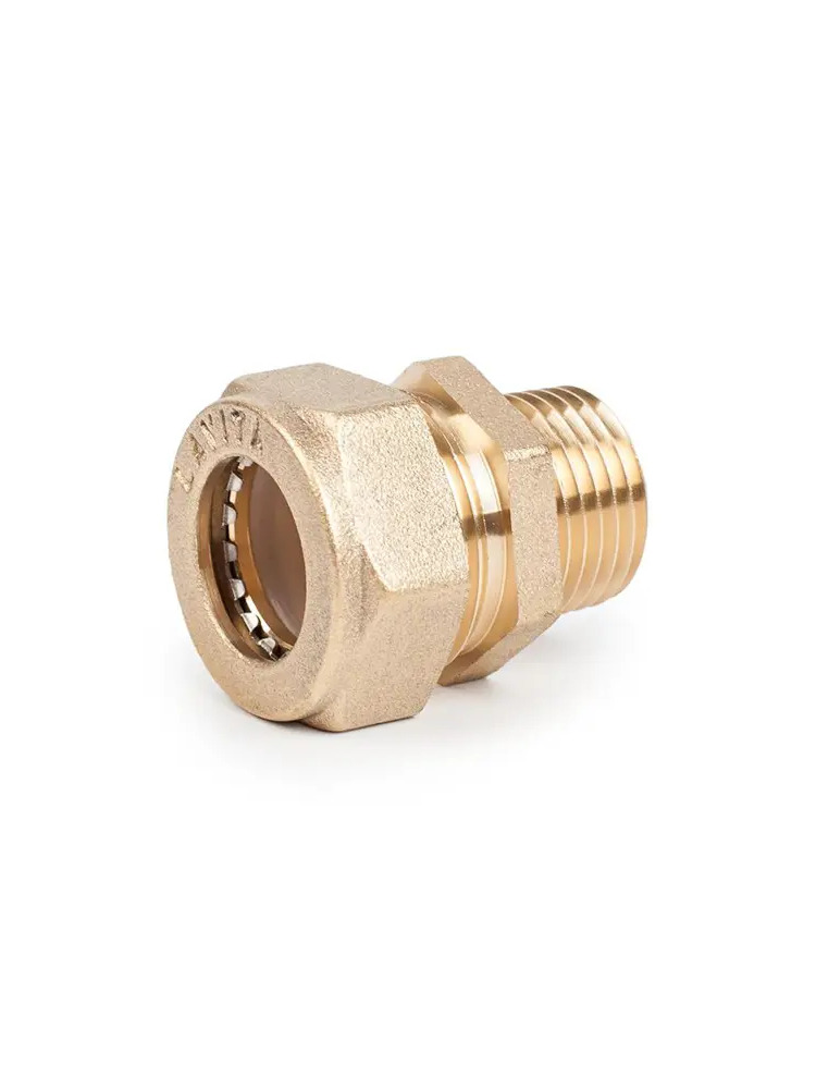 90572035 Муфта комбинированная Lavita 3/4"x25 мм НР латунь STLM-0803838