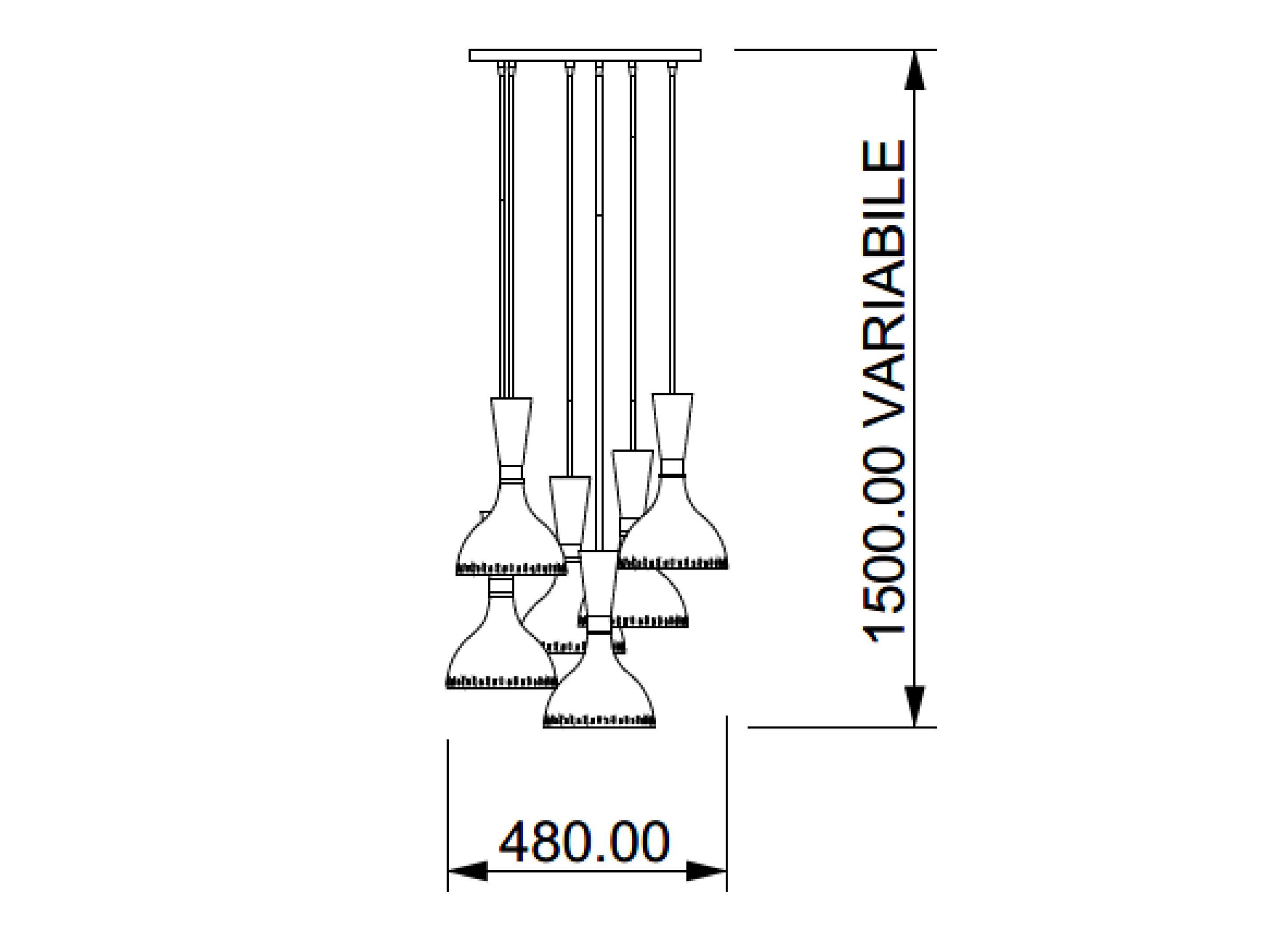 Металлический светодиодный подвесной светильник Lampex Italiana Bell ARCH-00077601 - Вид №2
