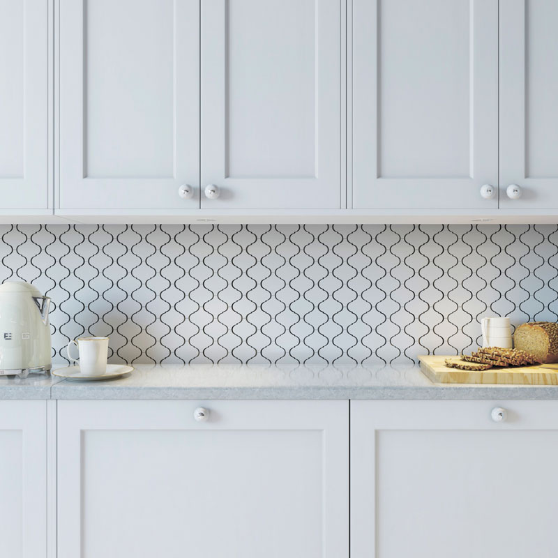 Белоснежная мозаика Starmosaic Shapes Latern – элегантность в каждой детали STP-ST538 INCOLOR - Вид №1