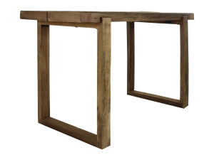 Восстановленный деревянный прямоугольный высокий стол