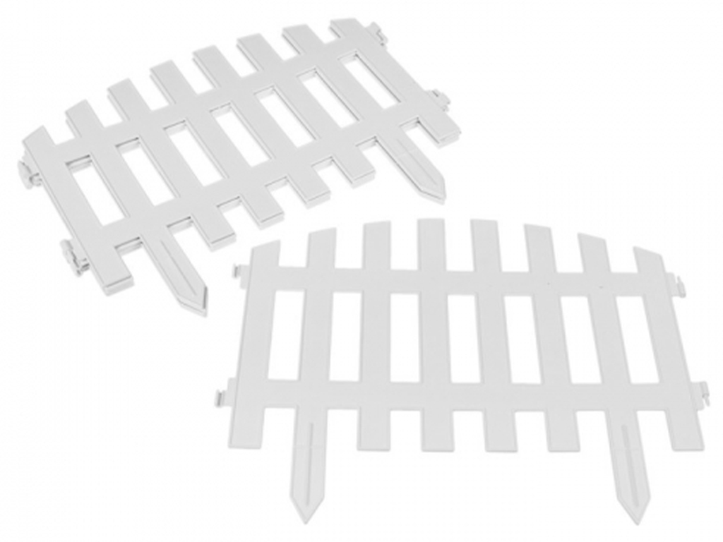 Забор декоративный "RENESSANS" №2, 7 шт, длина 3,10 метра. белый ГеоПластБорд GPBST-165