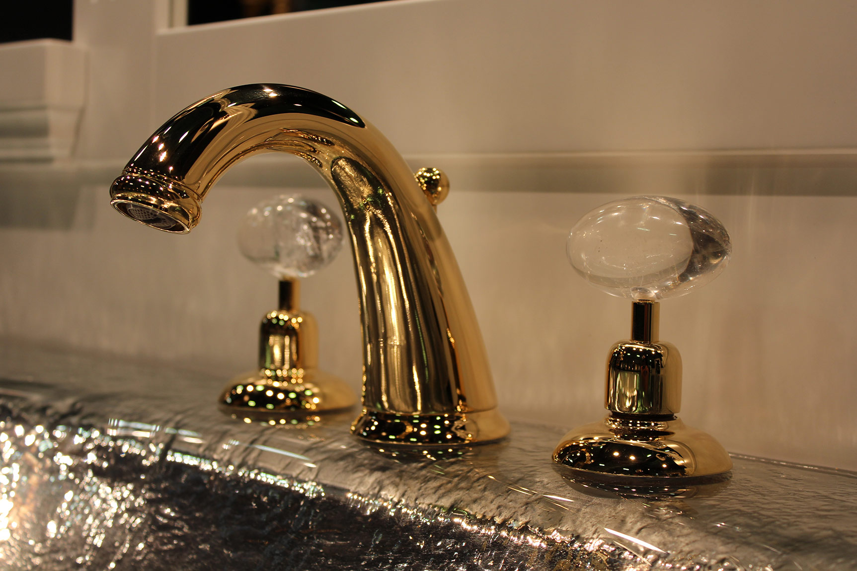 2103 ** 09C Комплект ванны с центральным изливом «парус» Nicolazzi Series Cristallo di Rocca  - Вид №2