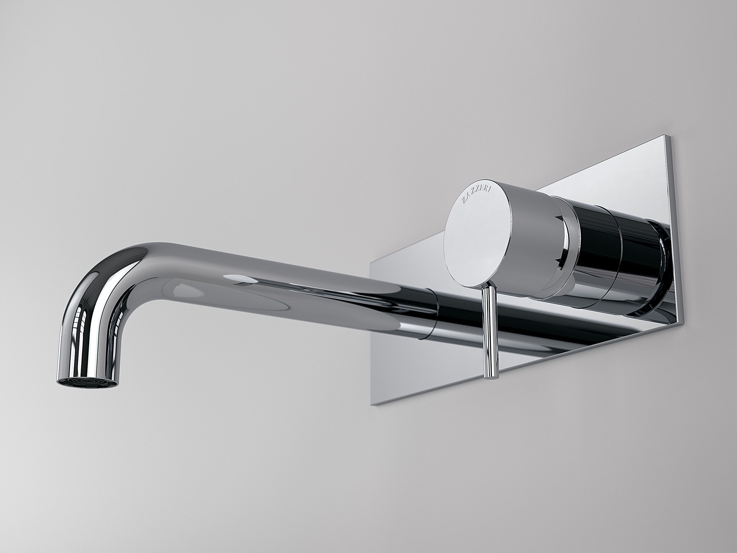 Настенный смеситель для раковины с пластиной Zazzeri способ ARCH-00034909 - Вид №1