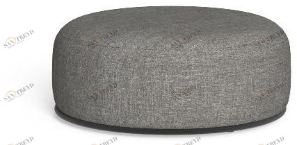 Talenti Круглый садовый пуф из ткани Scacco Scapuft
