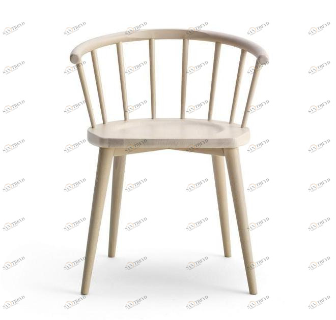 Billiani Стул из бука с подлокотниками W. 605