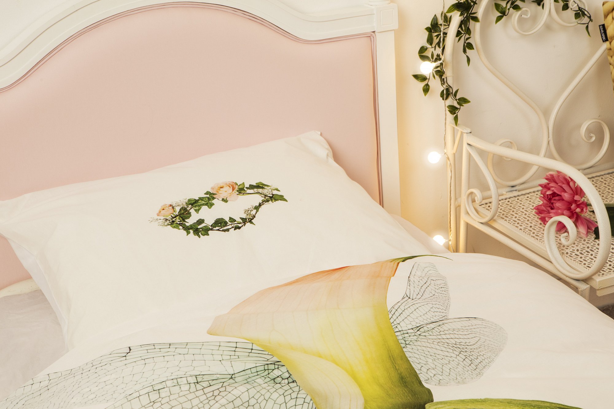 Детское постельное белье односпальное "Фея" 150х200 см SNURK  335507 Белый;зеленый;розовый  - Вид №3