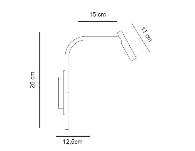 Светодиодный настенный светильник Alma light MiniSpot ARCH-00045274 - Вид №2