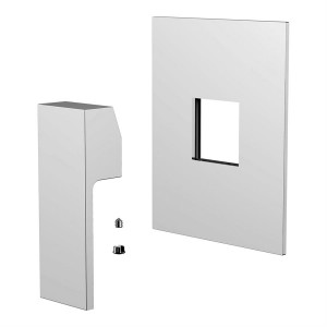 BB65037106 Bienbanyo Квадратный скрытый смеситель для душа Water Flowbox 1F - деталь для поверхностного монтажа