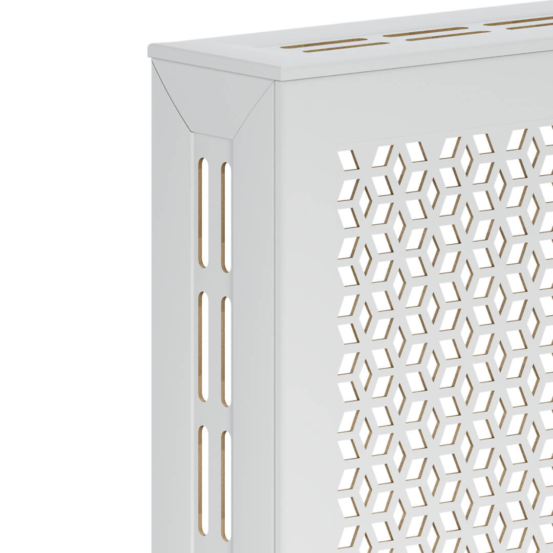 Экран для радиатора 60х60 см Илона белый STELLA Standart STSR-1172