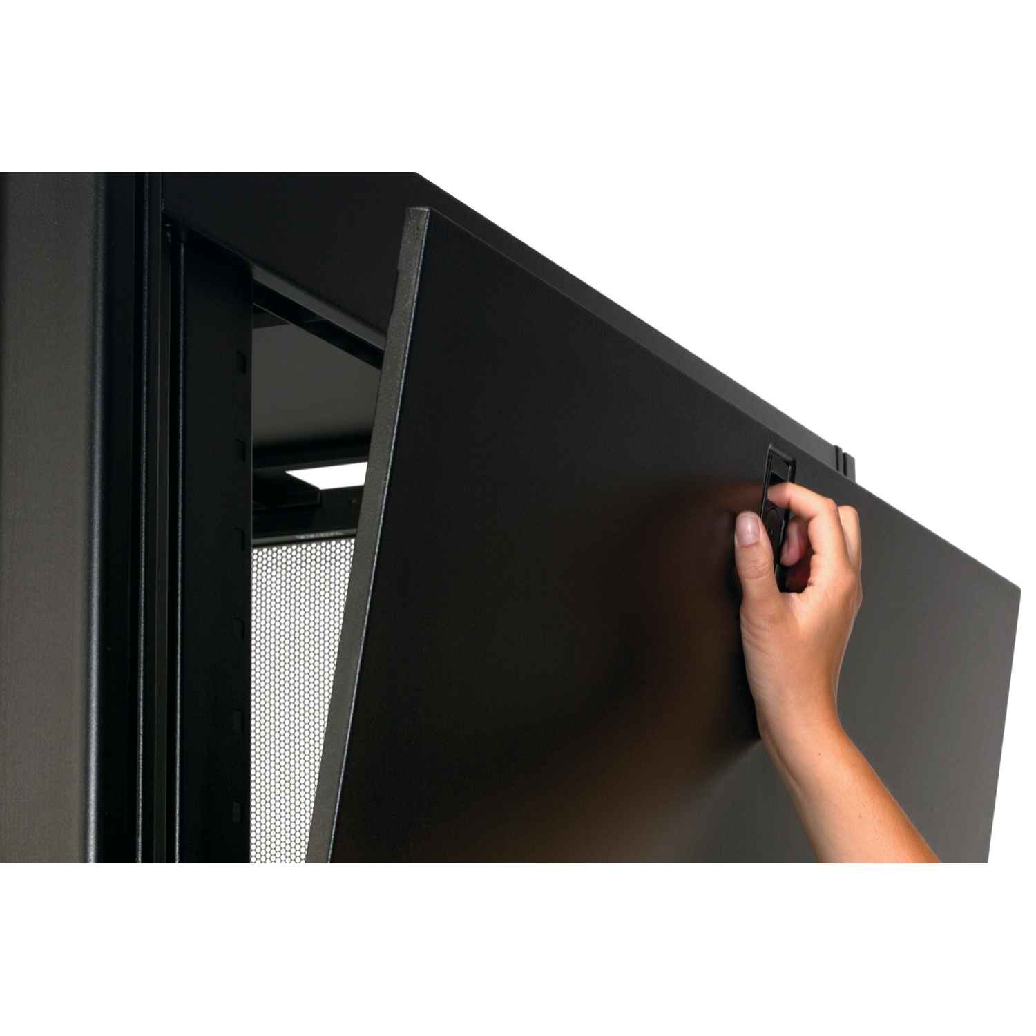 AR3150 Netshelter sx 42u 750mm wide x 1070mm deep enclosure with sides black APC Santreyd  - Вид №4