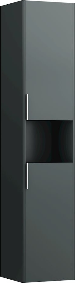 H4026911102621 Шкафчик высокий - левый с двумя дверцами и открытой полкой LAUFEN PRO - Вид №4