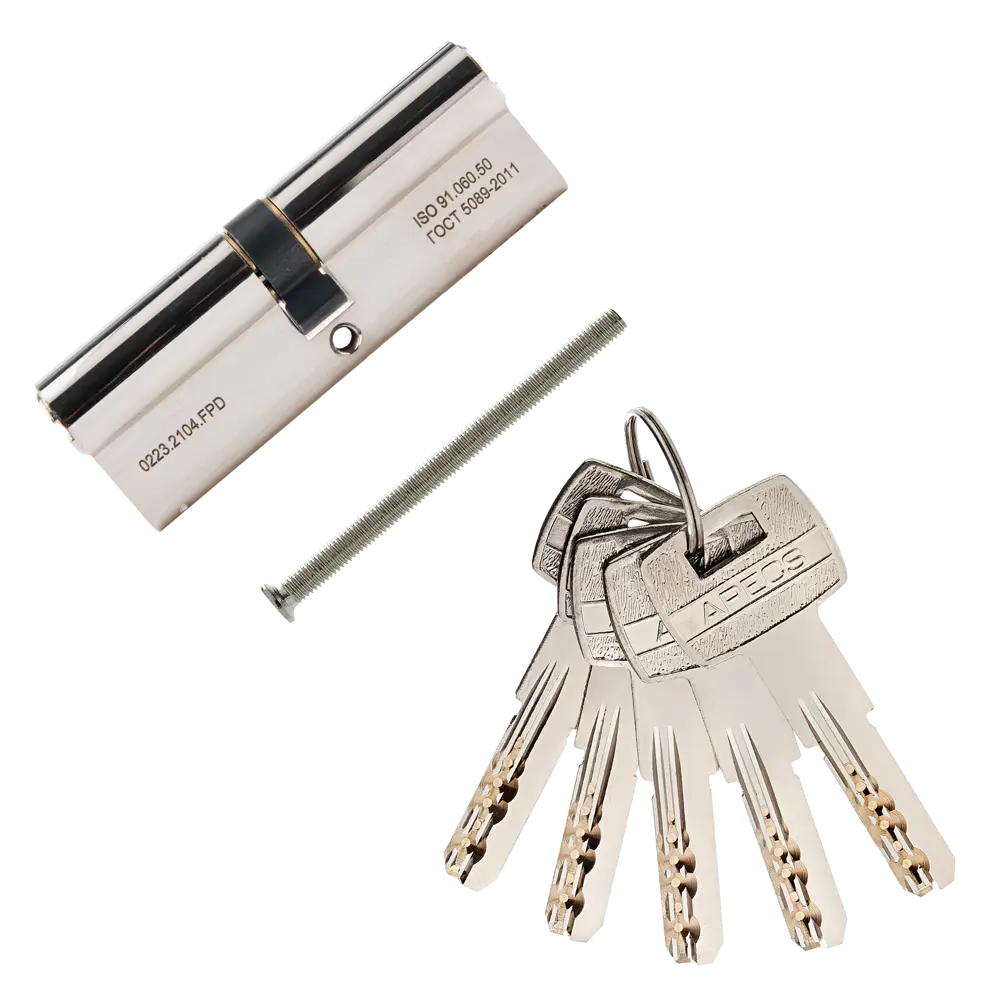 APECS Pro LM-90-NI Цилиндровый механизм для металлических дверей 84168116 SM STLM-0046701 - Вид №1