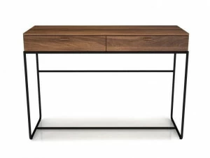 Huppé Прямоугольная консоль из орехового дерева с ящиками Linea 2375m