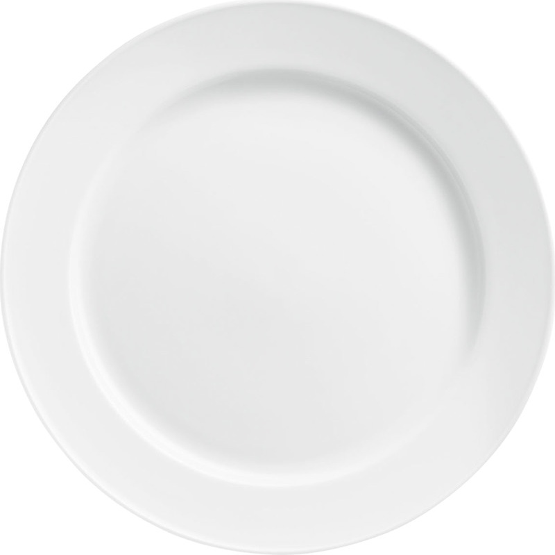 10642853 Furstenberg Тарелка обеденная Furstenberg "Вагенфельд" 24см (белая) Фарфор 