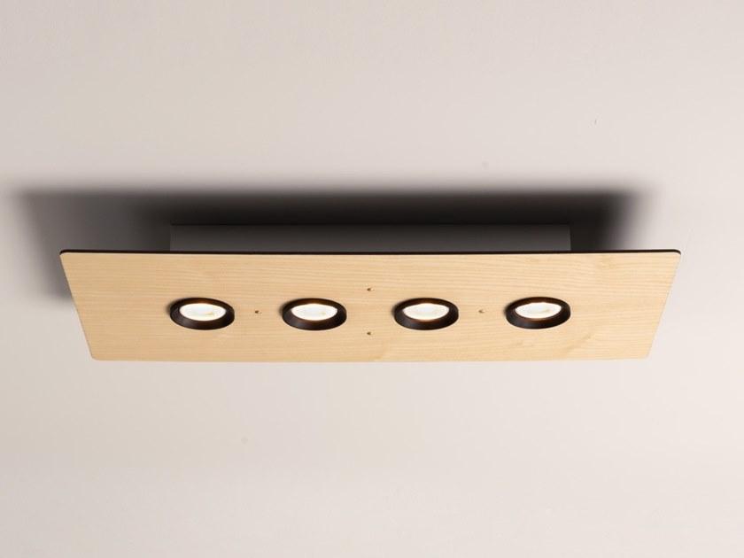 Milan Iluminacion Точечный светильник прямоугольной формы из ясеня  6708 - 6709  - Вид №2