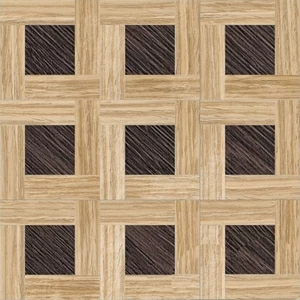 Напольное покрытие из дерева (инкрустация "wenge" из светлого дуба) ddBz22 rc we Devon Devon INTARSIA